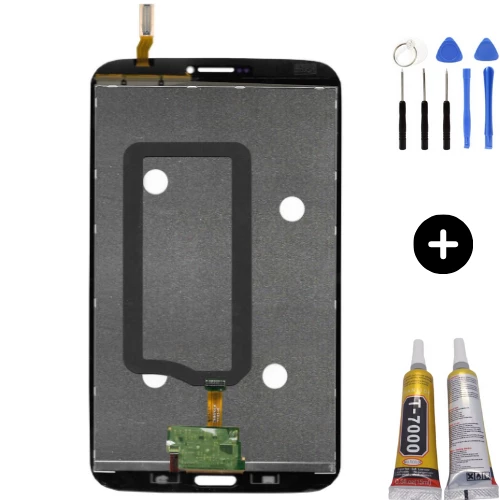 Samsung Galaxy SM-T312 Uyumlu A Kalite Dokunmatik Set Siyah + Montaj Seti ürün görseli 1