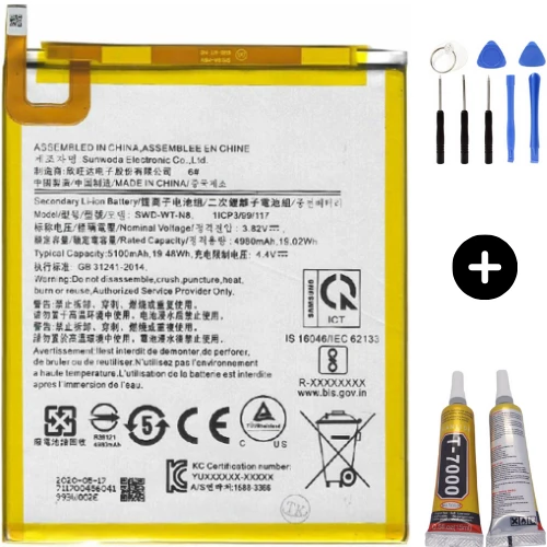 Samsung Galaxy Tab A8 SM-T297 Uyumlu Servis Batarya Pil + Montaj Seti ürün görseli 1