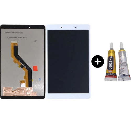 Samsung Galaxy Tab A8 SM-T290 Uyumlu HK Dokunmatik Set Beyaz + B7000 ürün görseli 1