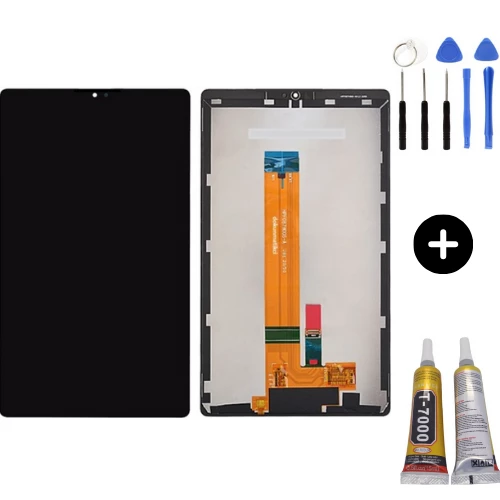 Samsung Galaxy Tab A7 Lite SM-T220 Uyumlu HK Dokunmatik Set Siyah + Montaj Seti ürün görseli 1