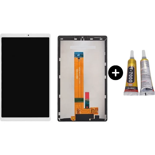 Samsung Galaxy Tab A7 Lite SM-T225 Uyumlu HK Dokunmatik Set Beyaz + B7000 ürün görseli 1