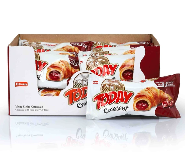 Today Kruvasan Vişneli 40 Gr. 20 Adet (1 Kutu) ürün görseli 1