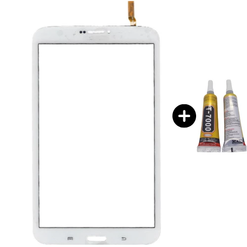 Samsung Galaxy Tab 3 SM-T315 Uyumlu HK Dokunmatik Beyaz + B7000 ürün görseli 1