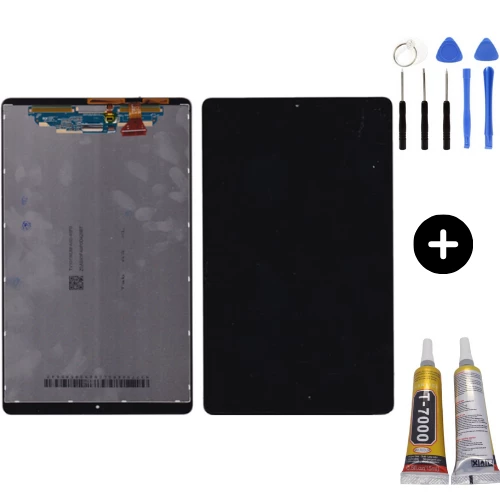 Samsung Galaxy Tab A3 XL SM-T510 Uyumlu Servis Dokunmatik Set Siyah + Montaj Seti ürün görseli 1