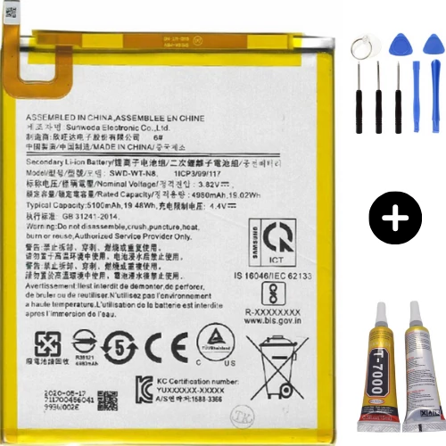 Samsung Galaxy Tab A7  SM-T227 Uyumlu A Kalite Batarya Pil + Montaj Seti ürün görseli 1