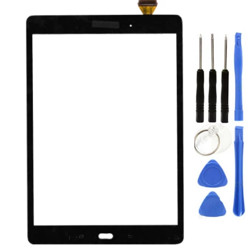 Samsung Galaxy Tab 9.6 SM-T560 Uyumlu Servis Dokunmatik Siyah + Tamir Seti ürün görseli 1