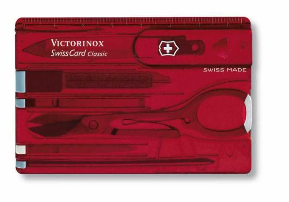 Victorinox 0.7100.T SwissCard Classic Ruby - Resim 5