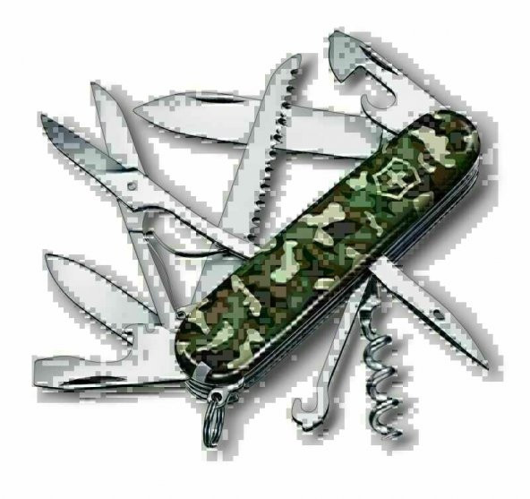 Victorinox 1.3713.94 Kamuflajlı Huntsman Çakı ürün görseli 1