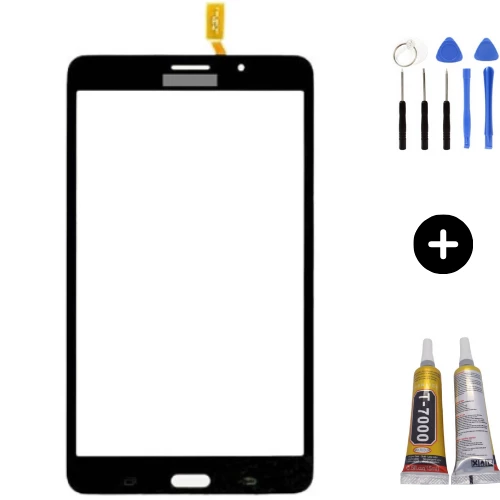 Samsung Galaxy Tab 4 SM-T232 Uyumlu HK Dokunmatik Siyah + Montaj Seti ürün görseli 1