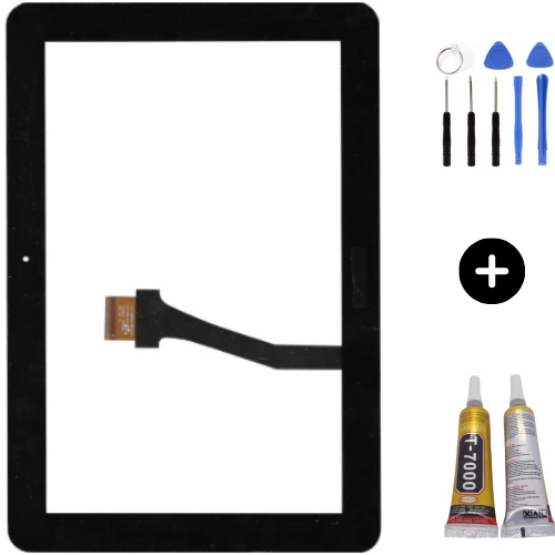 Samsung Galaxy Tab 4 SM-T535 Uyumlu Servis Dokunmatik Siyah + Montaj Seti ürün görseli 1