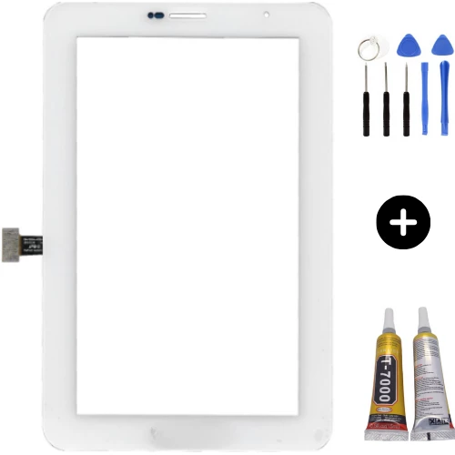 Samsung Galaxy Tab 2 SM-P3105 Uyumlu Dokunmatik Beyaz + Montaj Seti ürün görseli 1