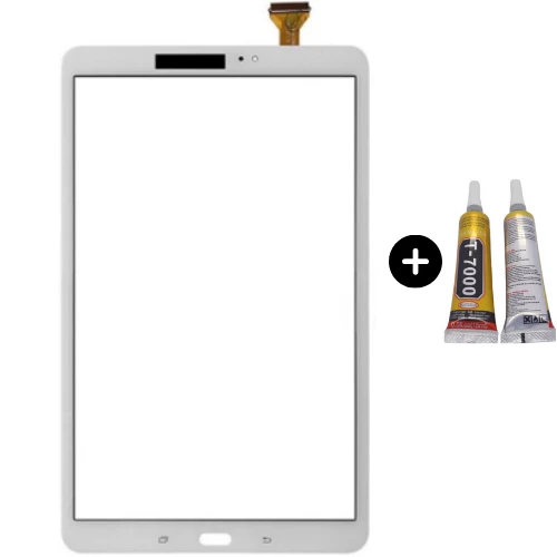 Samsung Galaxy Tab A SM-T580 Uyumlu Servis Dokunmatik Beyaz + B7000 ürün görseli 1