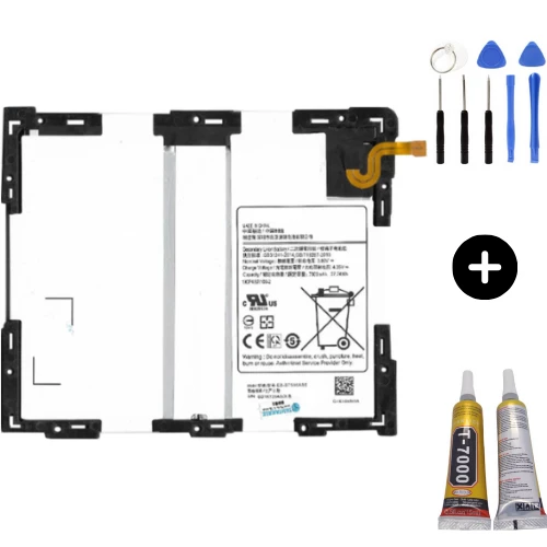 Samsung Galaxy Tab A SM-T590 Uyumlu Servis Batarya Pil + Montaj Seti ürün görseli 1