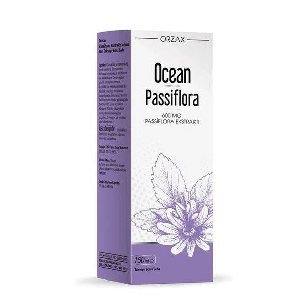 Orzax Ocean Passiflora Şurup 150 ml ürün görseli 1