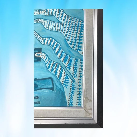 YAĞLI BOYA (EL YAPIMI ) TABLO 62X45 cm - Resim 2