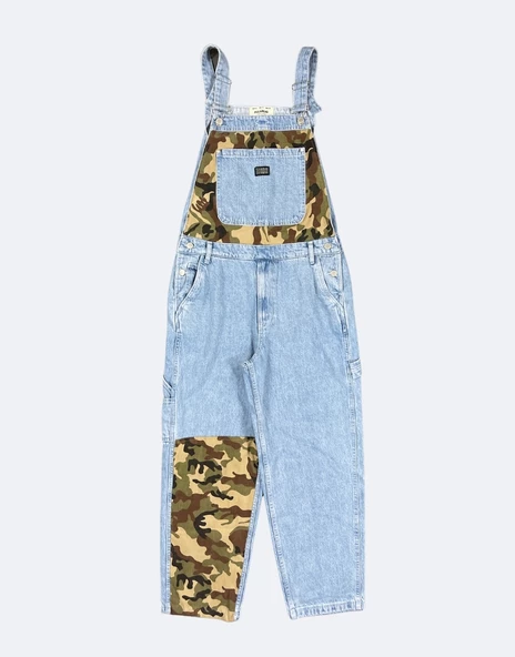 Premium PB Baggy Fit Designer Kot Tulum Salopet ürün görseli 1