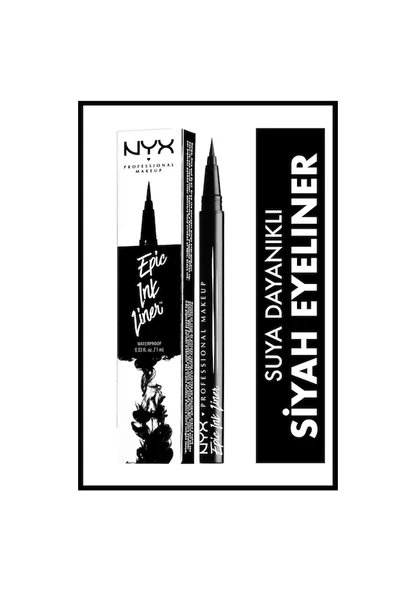 NYX Professional Eyeliner Epic Ink Liner Black ürün görseli 1