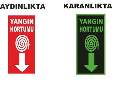 Fosforlu Yangın Hortumu Levhası ürün görseli 1