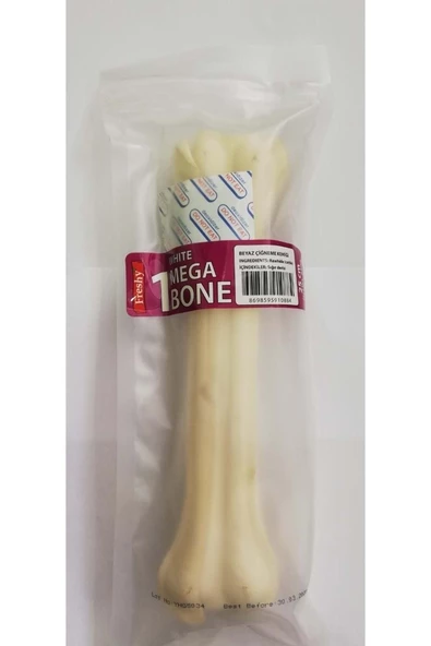Freshy Beyaz Dental Kemik Tekli Paket 25 cm ürün görseli 1