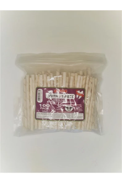 Freshy Dental Burgu Köpek 100'lü Paket - 13 cm ürün görseli 1