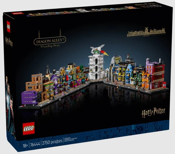 LEGO Harry Potter 76444 Diagon Alley Wizarding Shops ürün görseli 1
