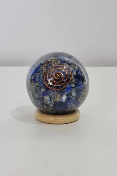 Orgonit Küre Lapis Lazuli Ve Bakır Karışımlı 17OL ürün görseli 1