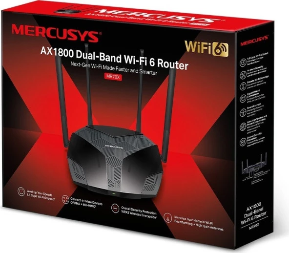 TP-LINK MR70X AX1800 KABLOSUZ MODEMROUTER - Resim 3