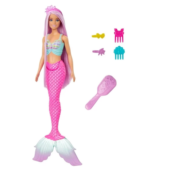Barbie Uzun Saçlı Muhteşem Deniz Kızı HRR00 ürün görseli 1