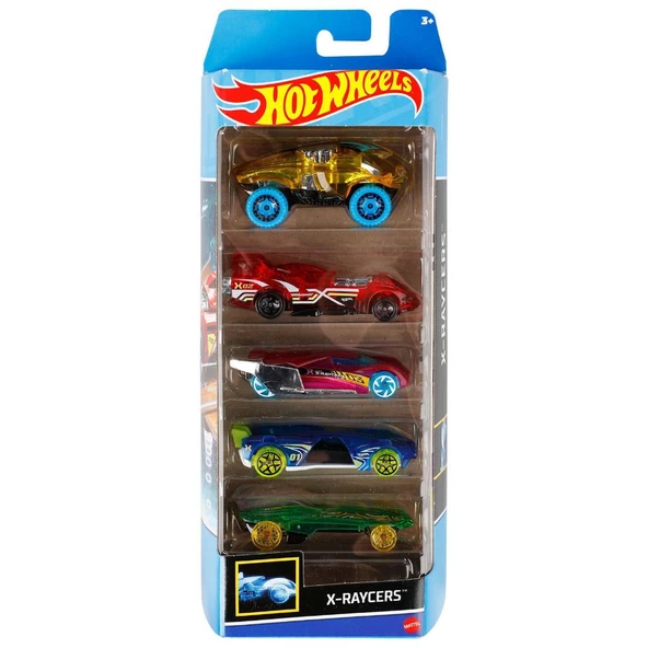 HOTWHEELS 5 Lİ METAL ARABA çocuk OYUNCAK ARABALAR ürün görseli 1