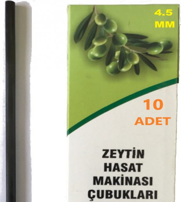 4.5mm Zeytin Hasat Makinaları Karbon Fiber Çubuk 10lu Paket ürün görseli 1