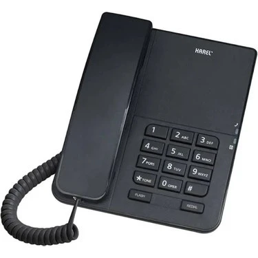 Karel TM 140 Masaüstü Telefon Siyah ürün görseli 1