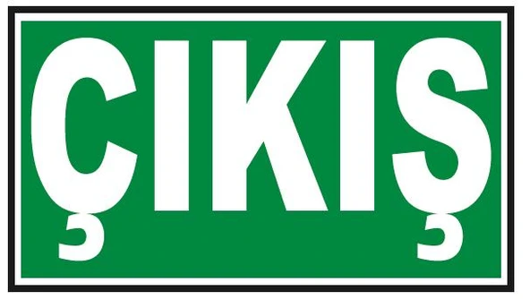Fosforlu  Çıkış  Levhası  - Fotolümenli ürün görseli 1
