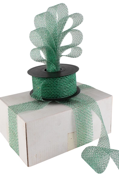 Fileli Kanaviçe Simli Kurdele 20 mt 4 cm - Resim 7
