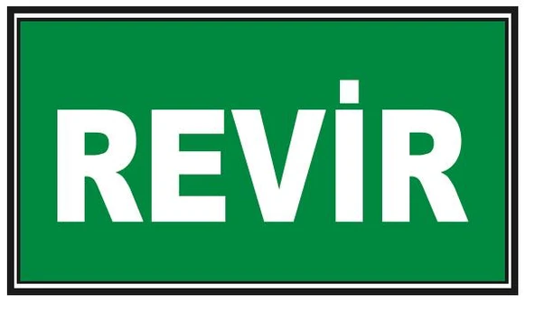 Fosforlu Revir Levhası  - Fotolümenli ürün görseli 1