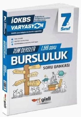 Gizli Yayınları 2025 7. Sınıf Varyasyon Bursluluk Tüm Dersler Soru Bankası ürün görseli 1