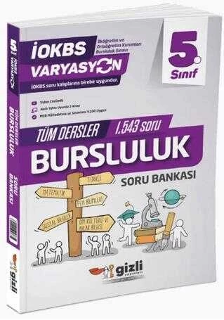 Gizli Yayınları 2025 5. Sınıf Varyasyon Bursluluk Tüm Dersler Soru Bankası ürün görseli 1