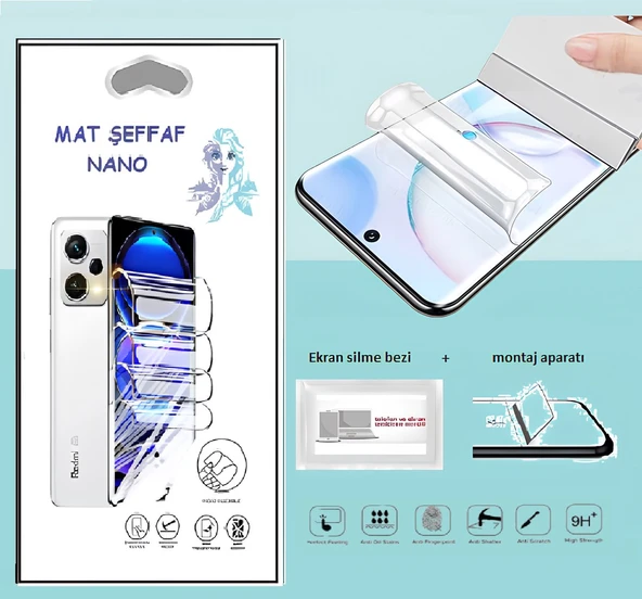HONOR 50 SE Nano Ekran Koruyucu İnce Esnek MAT Şeffaf ürün görseli 1