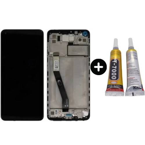 Xiaomi Redmi Note 9 Uyumlu Çıtalı OLED Lcd Ekran Dokunmatik + B7000 ürün görseli 1