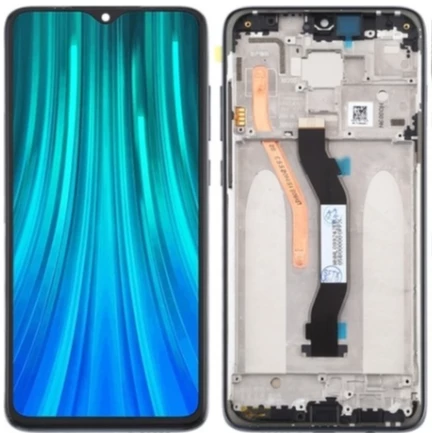 Xiaomi Redmi Note 8 Pro Uyumlu Çıtalı HK Lcd Ekran Dokunmatik Siyah ürün görseli 1