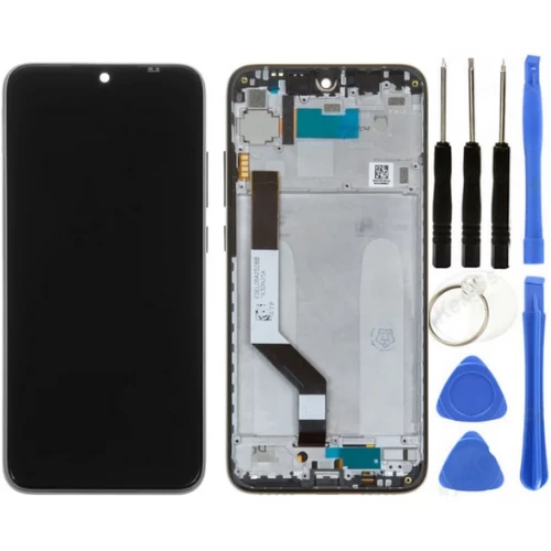 Xiaomi Redmi Note 7 Uyumlu Çıtalı HK Lcd Ekran Dokunmatik Siyah + Tamir Seti ürün görseli 1