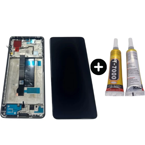 Xiaomi Redmi Note 13 Pro 5G Uyumlu Çıtalı Servis Lcd Ekran Dokunmatik  + B7000 ürün görseli 1
