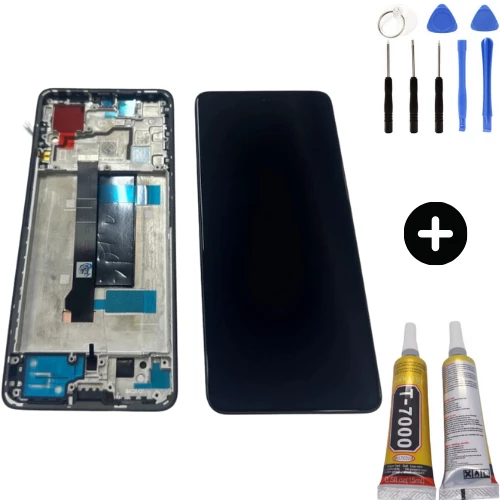 Xiaomi Redmi Note 13 Pro 5G Uyumlu Çıtalı HK Lcd Ekran Dokunmatik  + Montaj Seti ürün görseli 1
