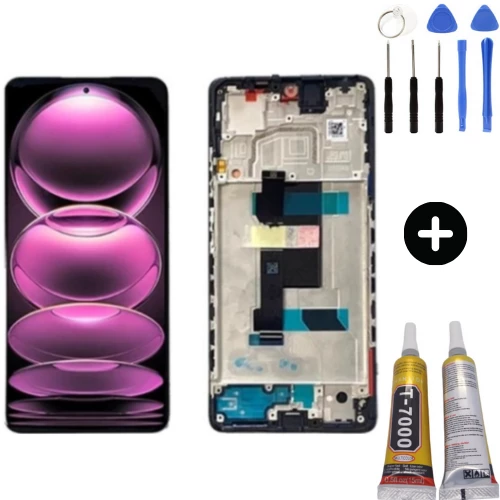 Xiaomi Redmi Note 12 Pro 5G Uyumlu Çıtalı OLED Lcd Ekran Dokunmatik  + Montaj Seti ürün görseli 1