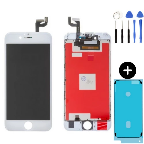 iPhone 6S Uyumlu OLED Lcd Ekran Dokunmatik Beyaz + Montaj Seti ürün görseli 1