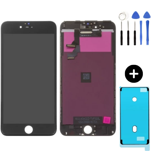 iPhone 6G Plus Uyumlu Servis Lcd Ekran Dokunmatik Siyah + Montaj Seti ürün görseli 1