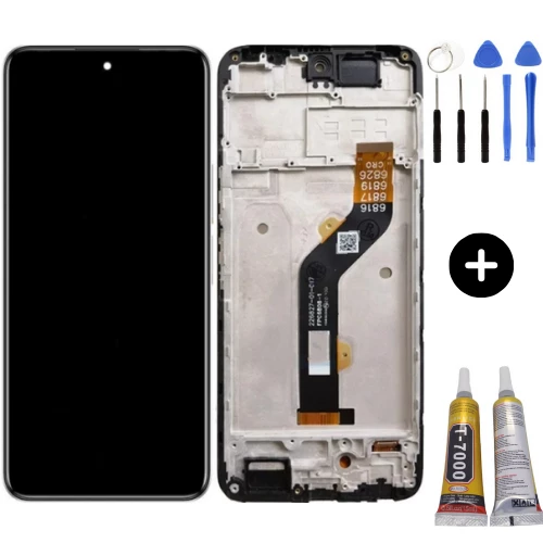 İnfinix Hot 12i Uyumlu Çıtalı A Kalite Lcd Ekran Dokunmatik + Montaj Seti ürün görseli 1