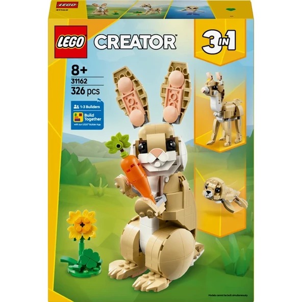 LEGO Creator 31162 Sevimli Tavşan (326 Parça) - Resim 4