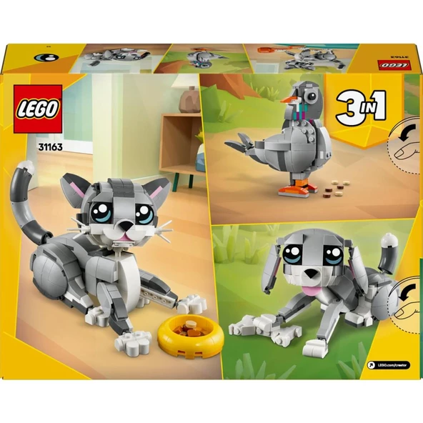 LEGO Creator 31163 Oyunbaz Kedi (407 Parça) - Resim 4