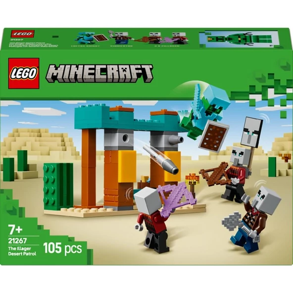 LEGO Minecraft 21267 Serseri Köylü Çöl Devriyesi (105 Parça) - Resim 3