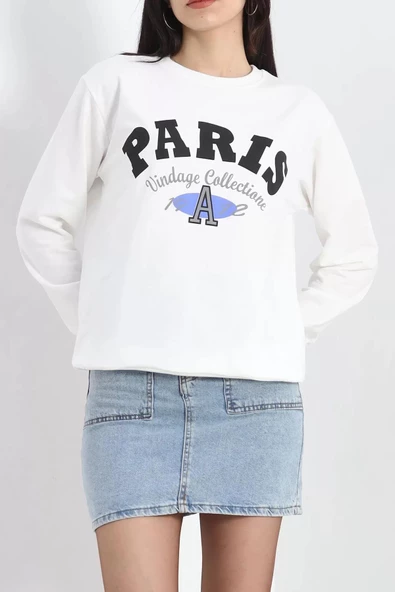 2 İplik Sweat Ekru - 20086.1865. ürün görseli 1